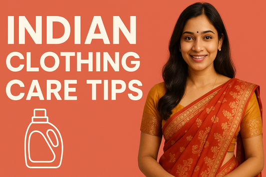 ✨ How to Clean & Store Your Indian Clothes the Right Way
