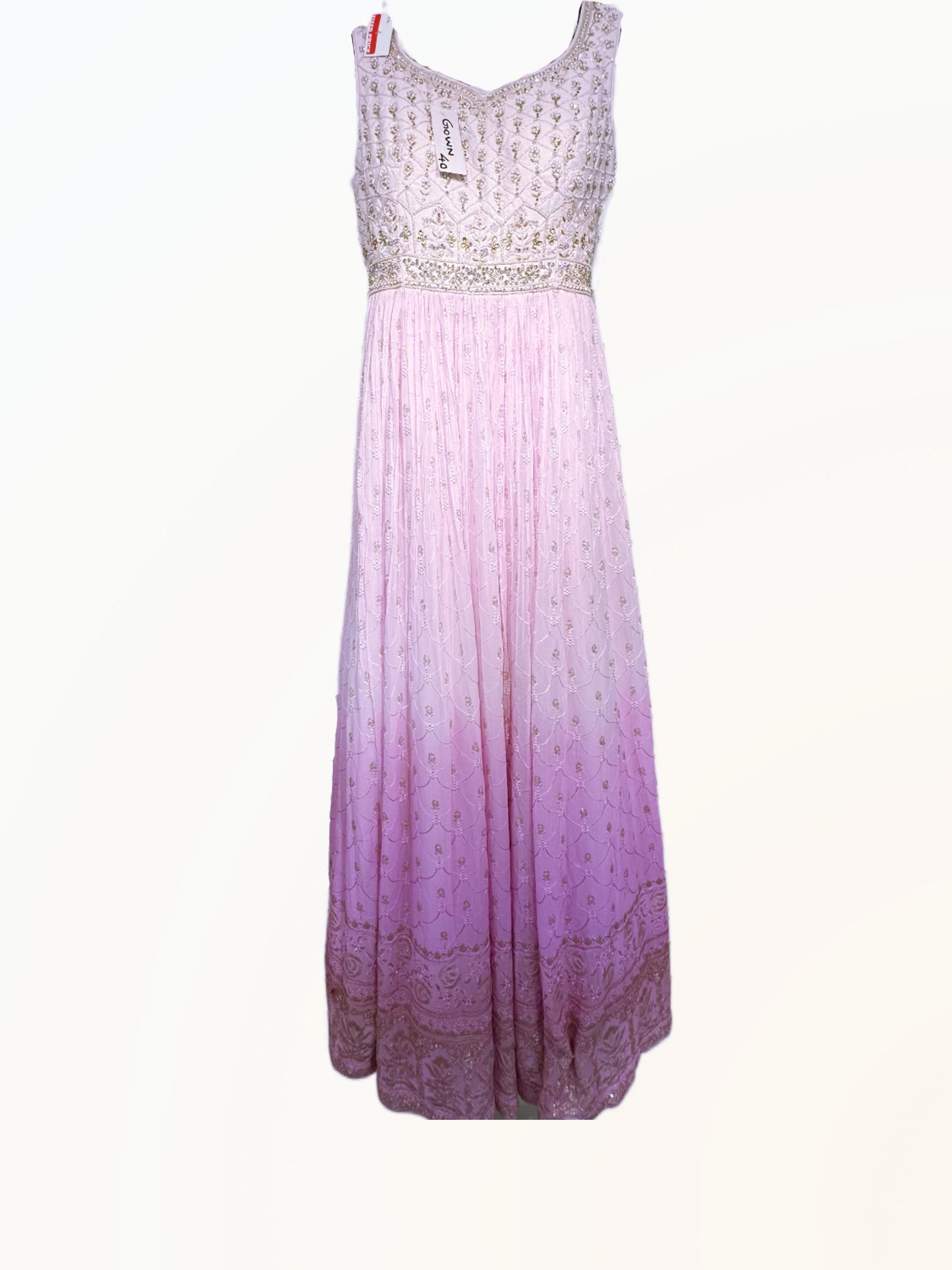 Light Pink Anarkali Dress