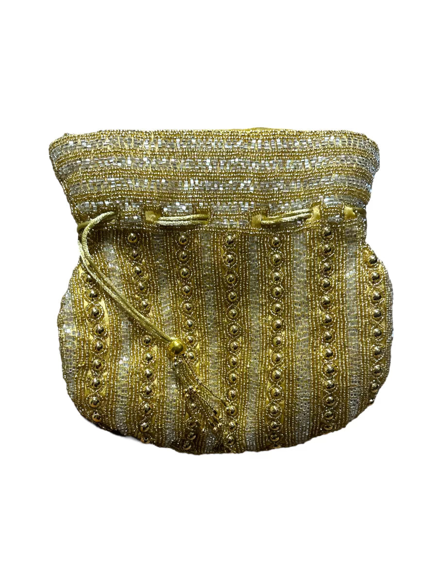 Pouch Purse with Heavy Sequins Work
