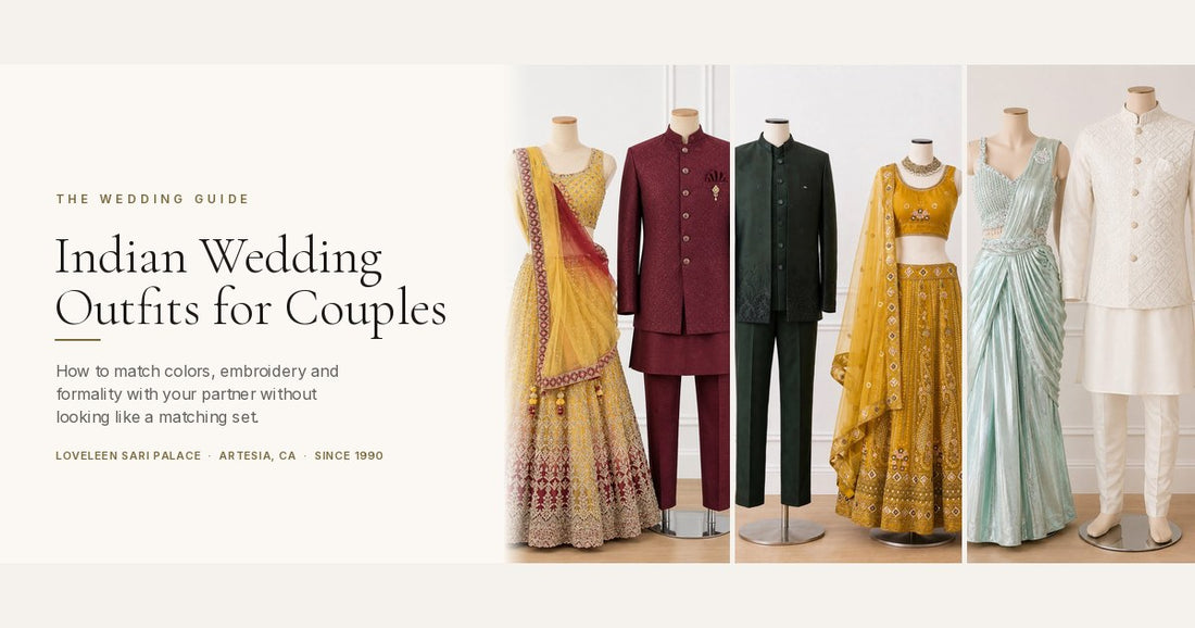 Indian Wedding Outfits for Couples: How to Coordinate Without Matching