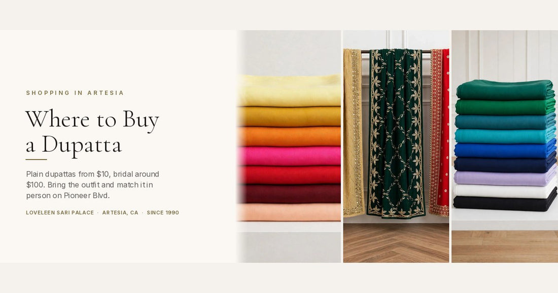 Where to Buy a Dupatta in Los Angeles & Orange County