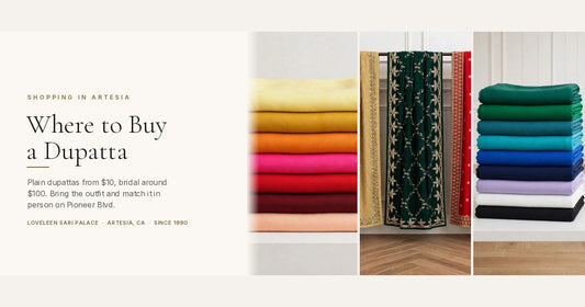 Where to Buy a Dupatta in Los Angeles & Orange County