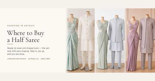 Where to Buy a Half Saree in Los Angeles & Orange County