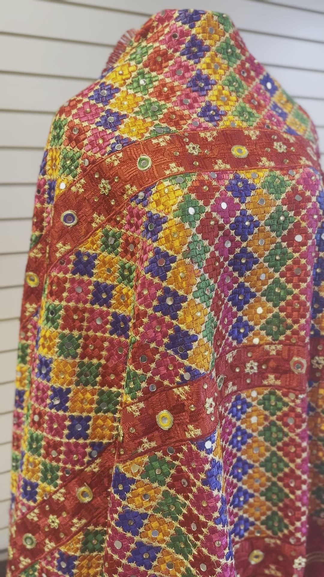 Latest Phulkari Saree Designs - YouTube